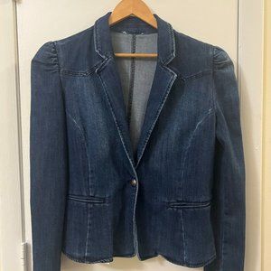 Vintage Denim Blazer — Size Large